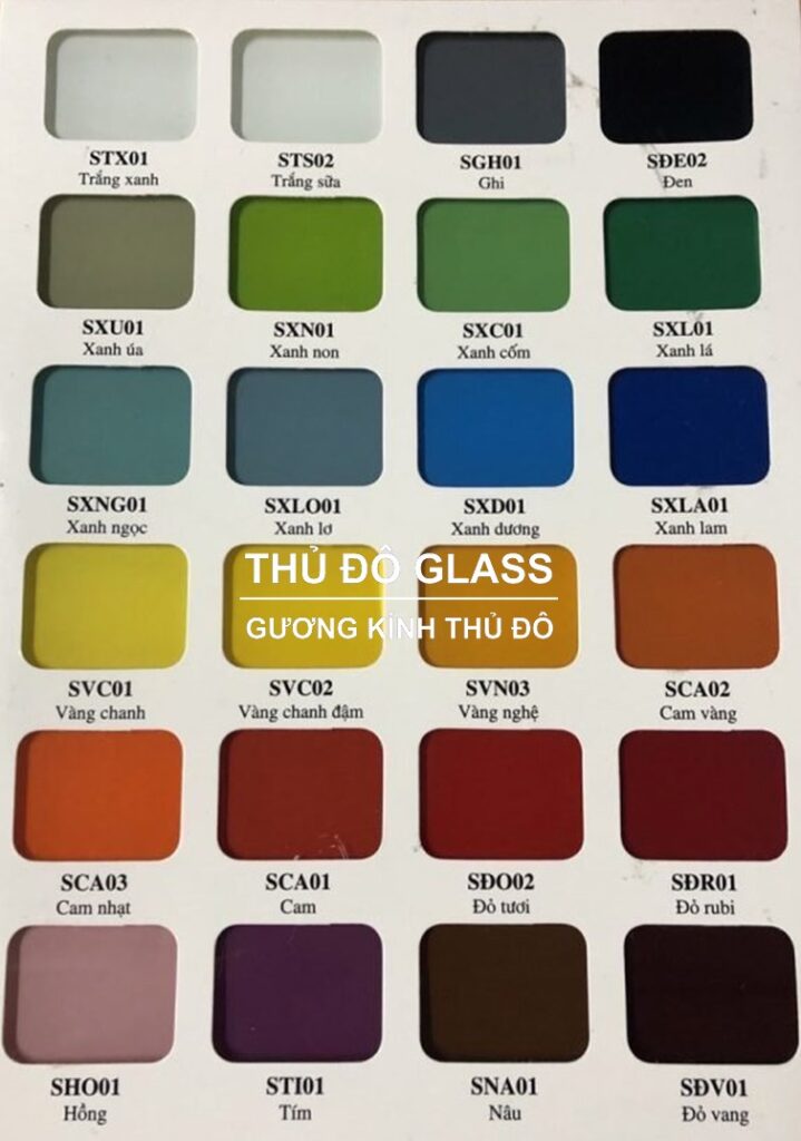 BÁO GIÁ 】KÍNH MÀU ỐP TƯỜNG BẾP THỦ ĐÔ GLASS