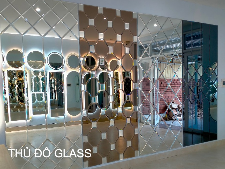 Gương kính trang trí Decor nghệ thuật Thủ Đô Glass